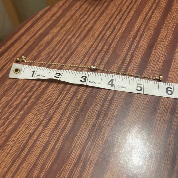 CZ 14K Gold Filled Chain Bracelet - Picture 3 of 5